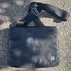 Knomo London Leather Men's Messenger Bag